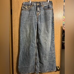 True Religion Blue Flare & Wide Leg Jeans